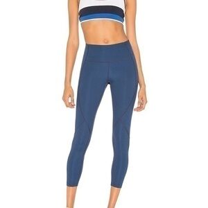 LNDR Scuba Ultra Form Leggings in Cobalt Blue Size Small